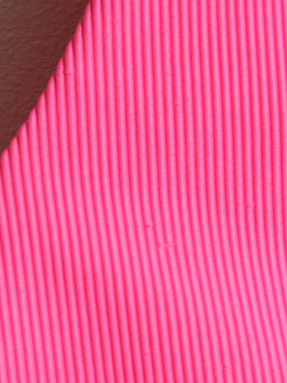 Beach Riot Celine One Piece Swimsuit Neon Pink Ribbed Cut Out Asymmetrical Large - Picture 10 of 16